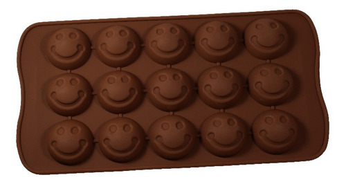 Forma Silicone Chocolate Bombom Sabonete Vela Biscoito Antia Cor Smile