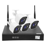 Hhh Nvr Kit Grabador De Vídeo Wifi 8 Canales Vista Remota