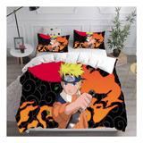 Funda De Edredón Naruto, Ropa De Cama Individual Uzumaki Nar