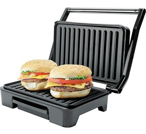 Grill Mallory Inox Asteria Compact 220v Cor Preto