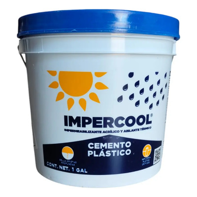 Impercool Cemento Plastico Resana Y Sella Grietas (gal) | Envío gratis