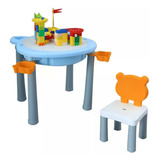 Mesa + Silla Armables Infantiles Niña Y Niño Set Escritorio