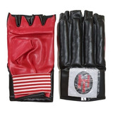 Guantillas H.touch Boxeo Negro/rojo Talla L Cuero Laminado