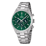 Reloj Festina Timeless Chronograph De Acero Para Hombre