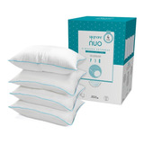 Sognare Nuo Almohada 4 Pack Tamaño Estándar Relleno Semi Fir