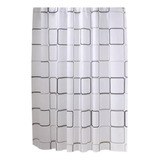 Impermeable Cortina De Baño Lavable Tela Poliestér180*180cm