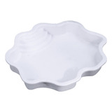 Plato De Terrario Para Piscina De Tortugas Con Rampa, Blanco