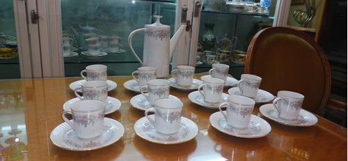 Antigua Vajilla Porcelana Tsuji Cafe 25 Pzas Impecable Nn363