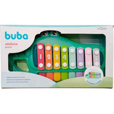 Xilofone Bebê Infantil Jacaré Brinquedo Musical Buba Bastão