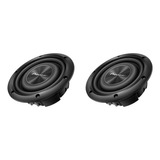 Kit 2 Subwoofer Pioneer Slim Ts-a2000ld2 8'' 700w 2+2 Ohms