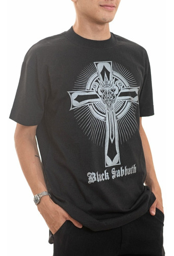 Remera Black Sabbath Cruz Nueva Laser Rock