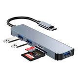 Convertidor Adaptador 5 In 1 Tipo C Usb 3.0 Micro Sd Y Sd