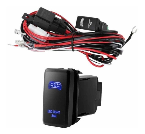 Kit Cableado Relay Con Fusible Y Switch Rocker Led Light Bar