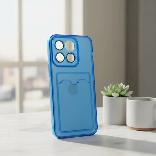 Funda Honor X8c Protector Case Tarjetero De Silicon Porta Foto Wallet + 2 Micas | Meses sin interés