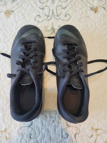 Zapatillas Nike Mercurial Negras Niño 24 Cm