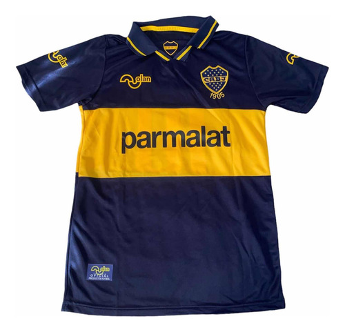 Camiseta De Boca Olan Parmalat Diego Maradona 1995 Retro