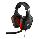 Headset Gamer Com Fio  Logitech G332 50 Mm Preto