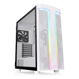 Gabinete Gamer Thermaltake H590 Tg Argb Snow Blanco 2x Fan