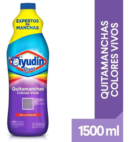 Quitamanchas Ayudin Ropa Colores Vivos Botella 1,5lt