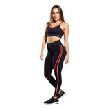 Roupa Fitness Feminina - Conjunto 2 Peças - Top + Calça