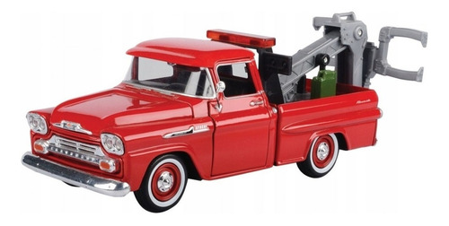 Chevrolet Apache Pickup 1958 Esc 1:24 Motormax Grúa Remolque