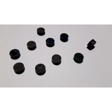 12 Inlay Dot Marcação Pvc Preto 6mm Para Escala Guitarra