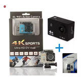 Camara Deportiva Accion 4k Ultra Hd Wifi Sumergible 30m