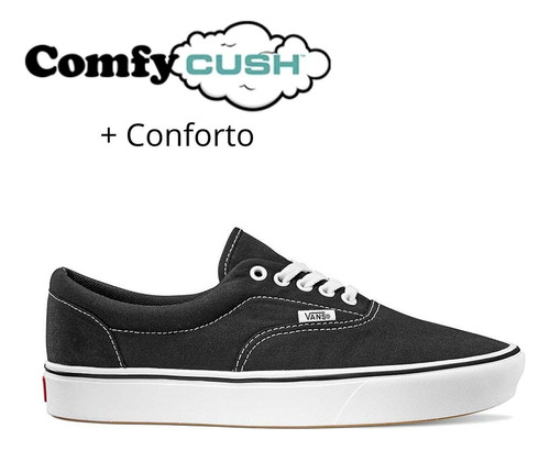 Tenis Vans Era Comfycush Preto Original + Nf