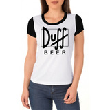 Camiseta/camisa Feminina Duff Beer - Cerveja Homer Simpsons