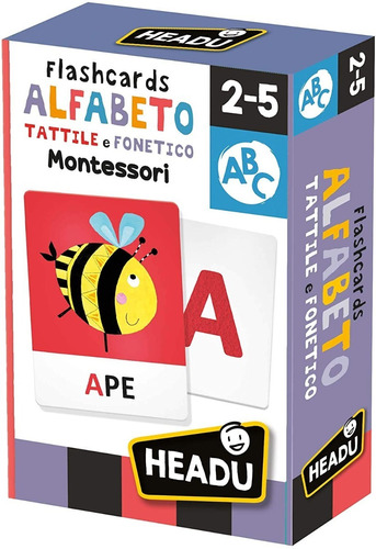Flash Cards Niños Tarjetas Sensoriales Montessori Alfabeto