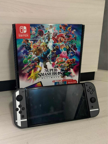 Nintendo Switch Oled 64gb - Versão Super Smash Bros +2jogos