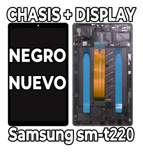 Tablet Samsung Sm-t220 Chasis + Display Negro T220 Leer Bien