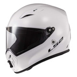 Ls2 Cascos Street Fighter Casco (blanco Brillante - Xl)