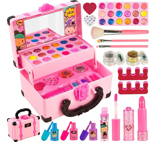 Kit De Maquillaje Infantil De 32 Piezas For Niñas [u]