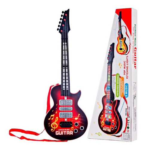 Guitarra Eléctrica Love Music Guitar Rock Juguete Niños