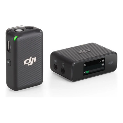 Microfone Dji (1 Tx + 1 Rx) sem fio 250mt 14h Wireless Color 52049 | Frete grátis