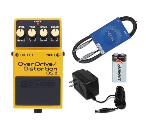 Pedal De Efecto Para Guitarra Boss Os2 Ovedrive + Fuente