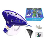 Ocarina Del Tiempo Melodica Ocarina Zelda 12 Agujeros 