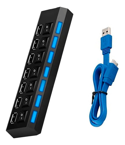 Hub Usb 3.0 Multi-portas Extensor Para Pc 480mpbs