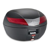 Bau Givi Monokey Vermelho 40l V40 + Encosto 131 + Base M5