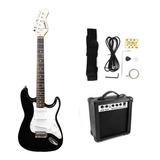 Combo Guitarra Eléctrica Negra + Amplificador Fiddler Gca05b