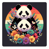 Mousepad Oso Panda Orgullo Gay Pride Flores Flag