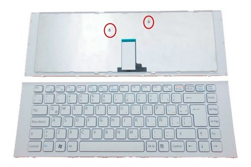 Teclado Sony Vaio Vpc-eg Pcg-61a11u Pcg-61a12l Blanco Esp