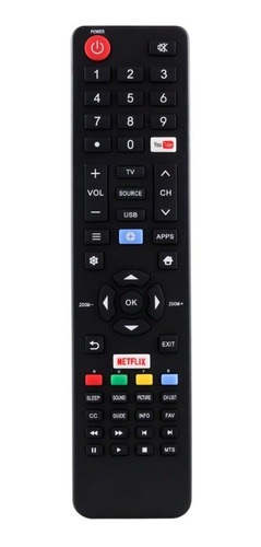 Control Remoto Compatible Con Atvio Smart Tv Rc320