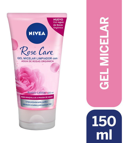 Gel Micelar Nivea Rose Care 150ml