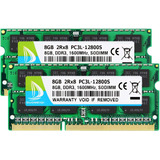Memoria 16gb (2x8gb) Ddr3 1600 Mhz Sodimm Pc3 12800s Cl11