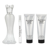 Set Paris Hilton Platinum Rush 4pzs - Dama