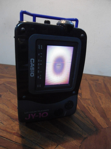 Mini Tv Casio Jy-10 - Mancha Na Tela - Leia A Descrição