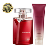 Perfume Vibranza Y Loción Crema Corporal De Ésika 