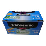 Pilas Panasonic Aaa Super Hyper De Carbon Zinc R03 40 Unidad